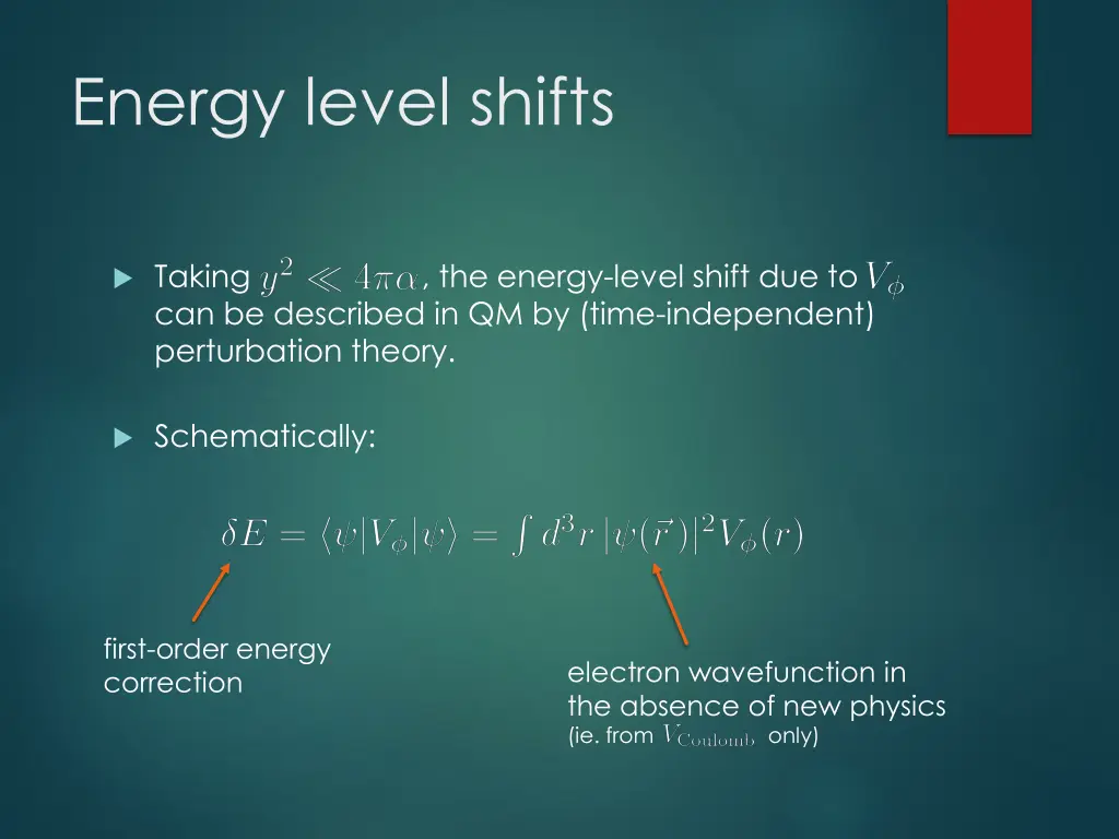 energy level shifts 1