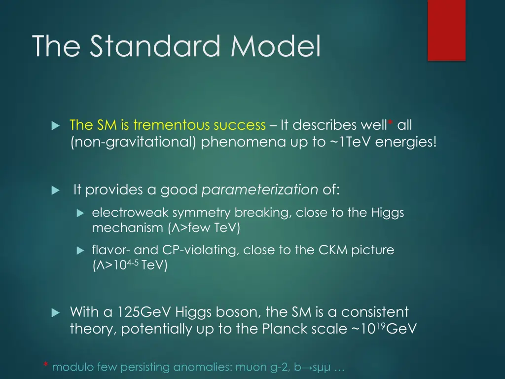 the standard model