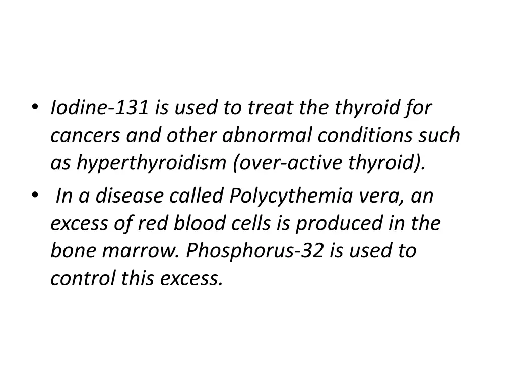 iodine 131 is used to treat the thyroid