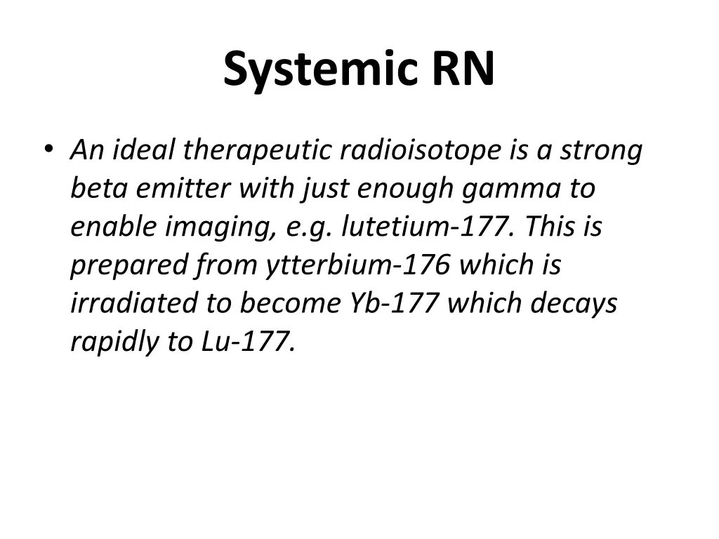 systemic rn