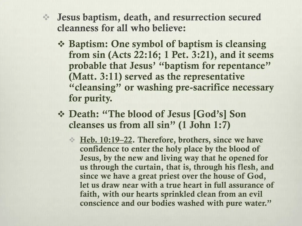 jesus baptism death and resurrection secured