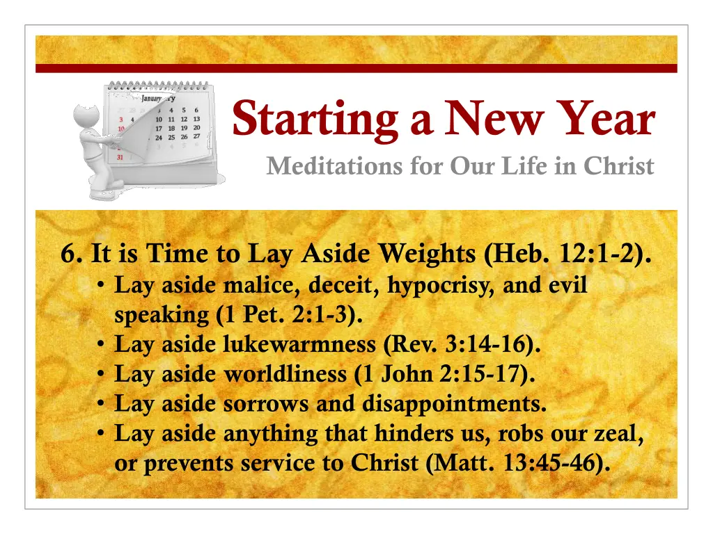 starting a new year meditations for our life 3