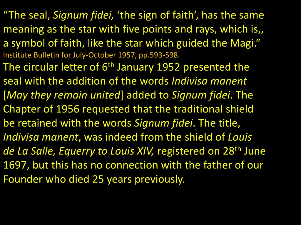 the seal signum fidei the sign of faith