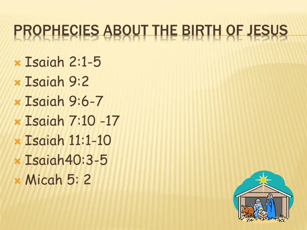 prophecies about the birth of jesus