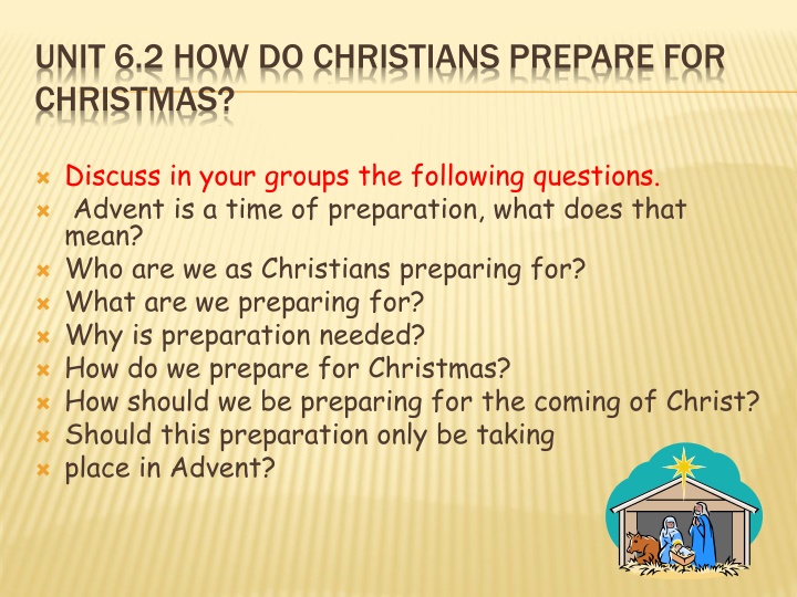 unit 6 2 how do christians prepare for christmas