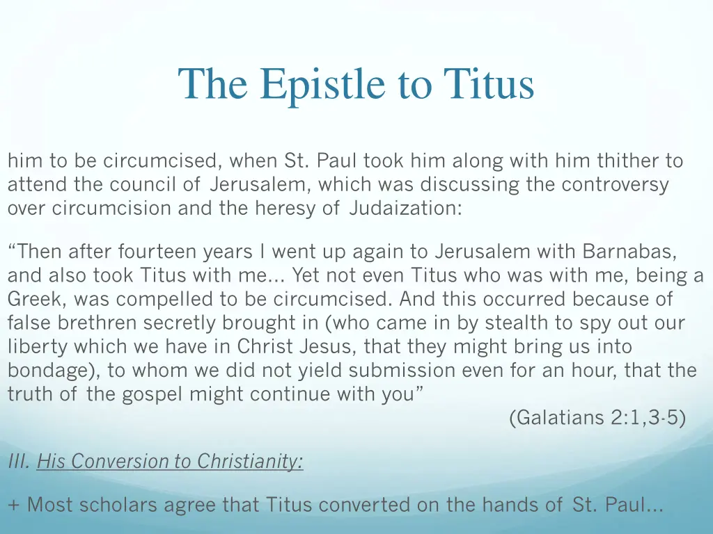 the epistle to titus 1