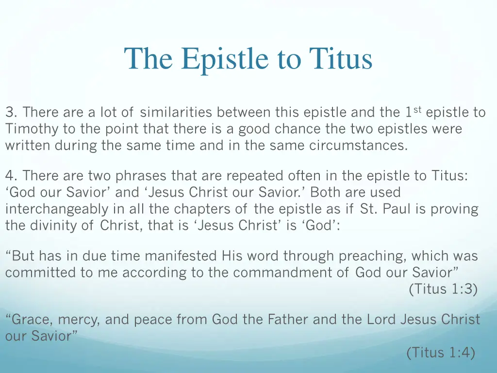 the epistle to titus 11