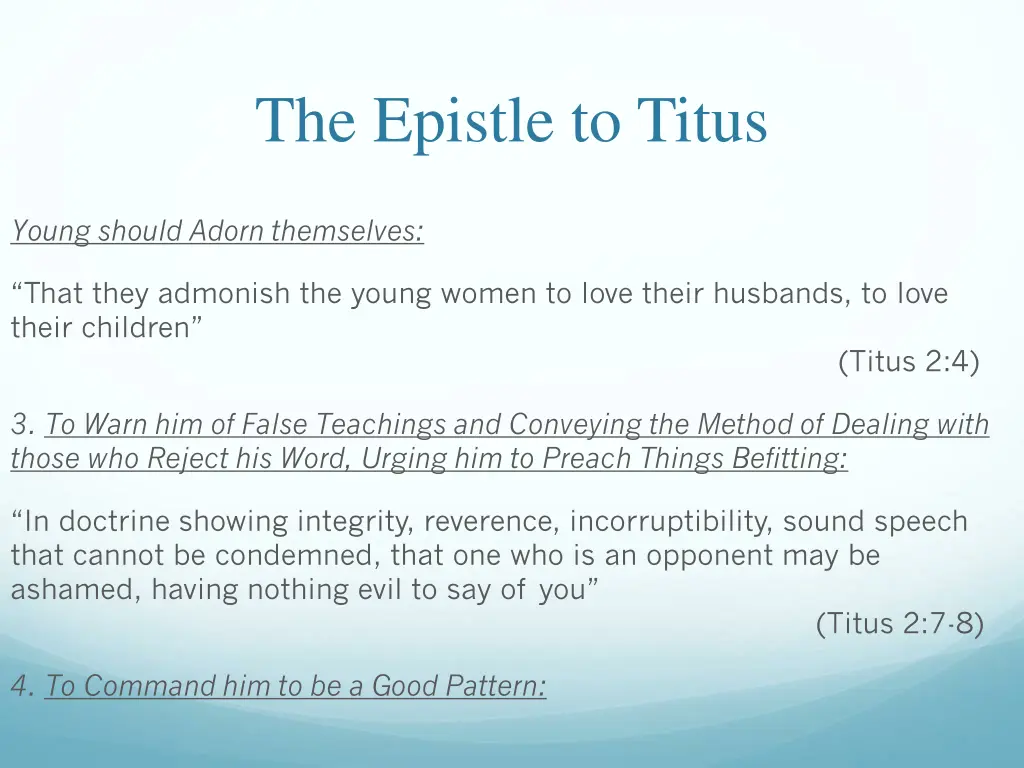 the epistle to titus 13