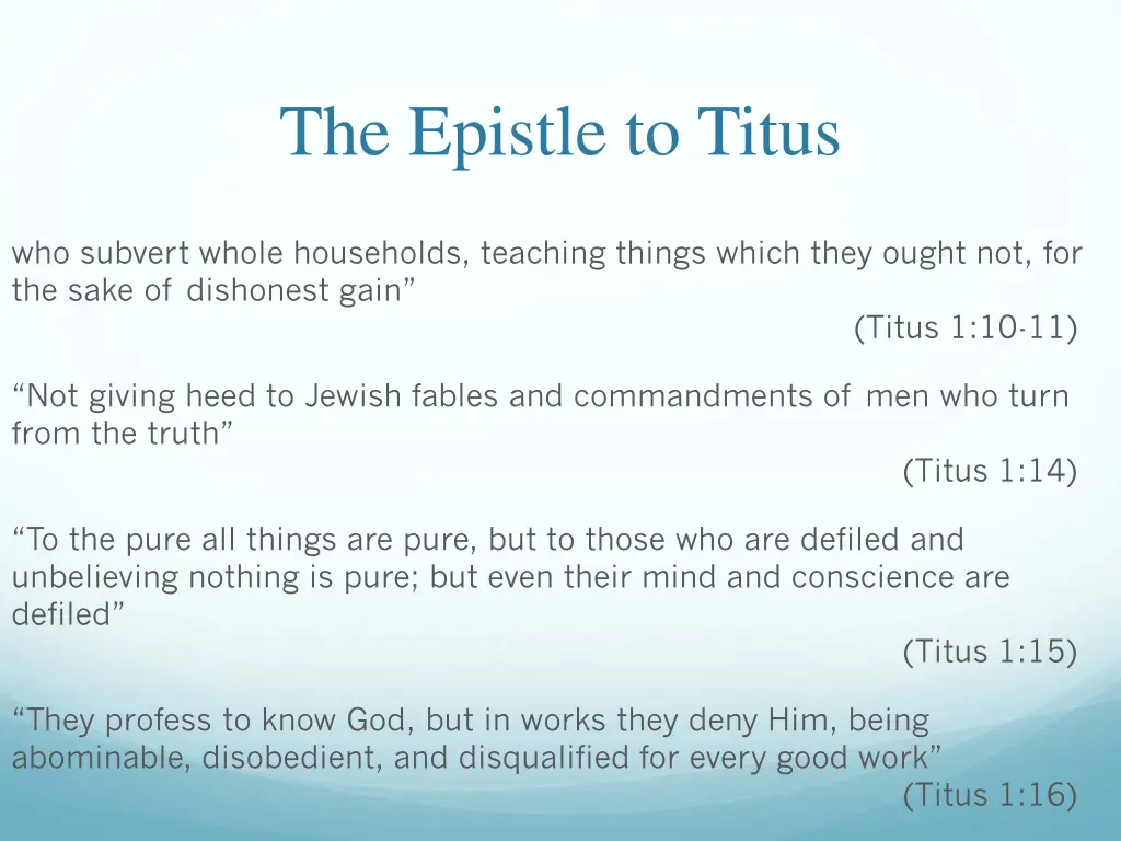 the epistle to titus 16