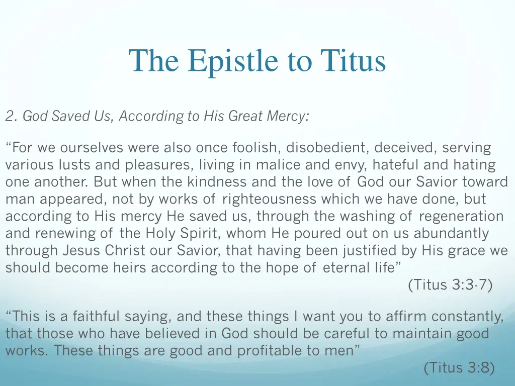 the epistle to titus 20