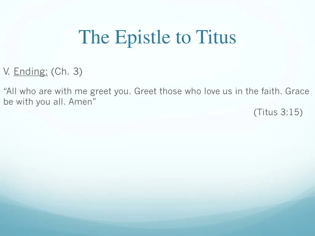 the epistle to titus 21