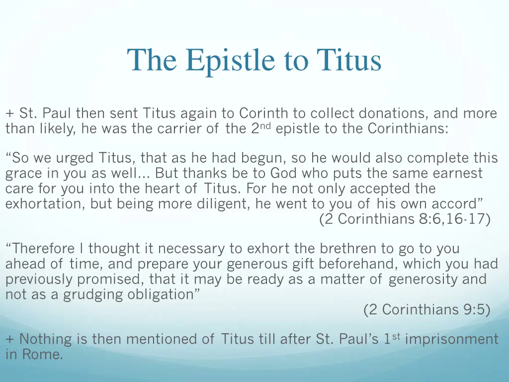 the epistle to titus 5