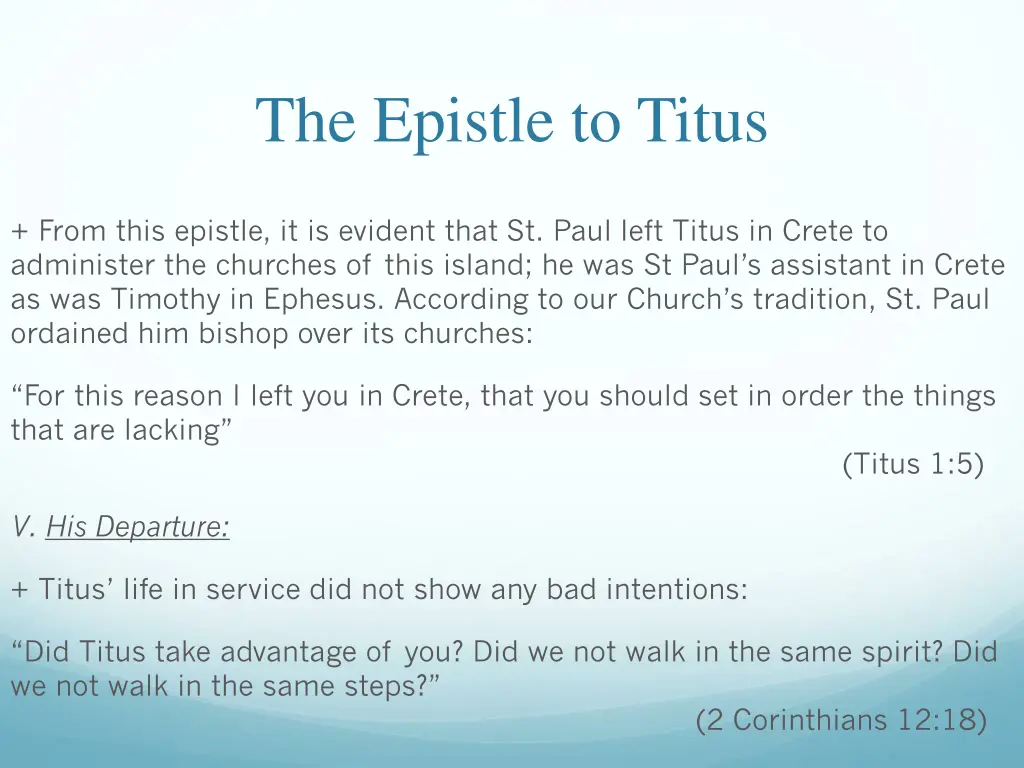 the epistle to titus 6