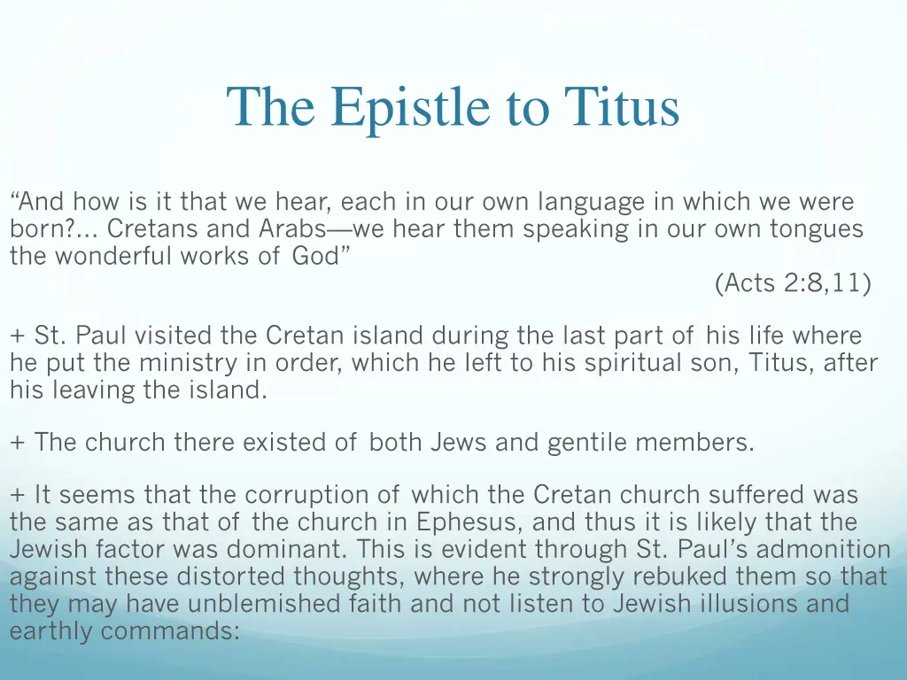 the epistle to titus 8