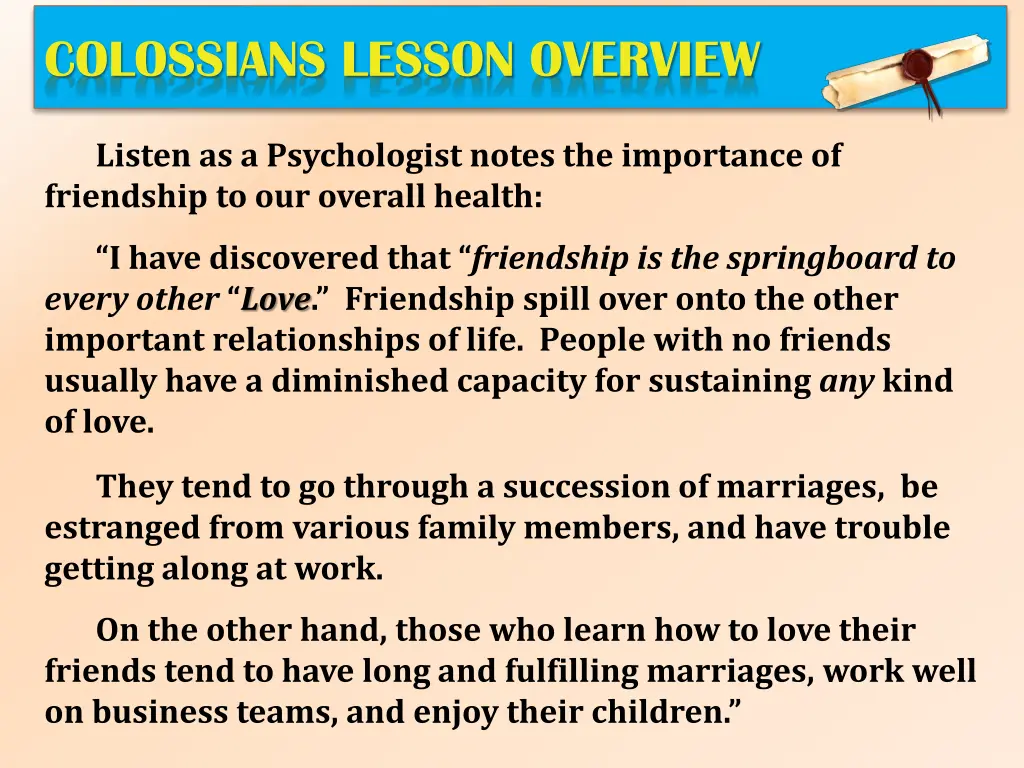 colossians lesson overview 2