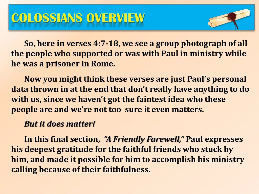 colossians overview 1