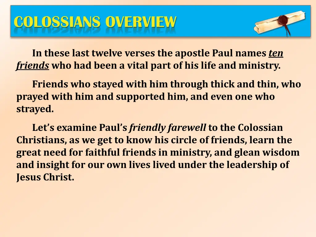 colossians overview 2