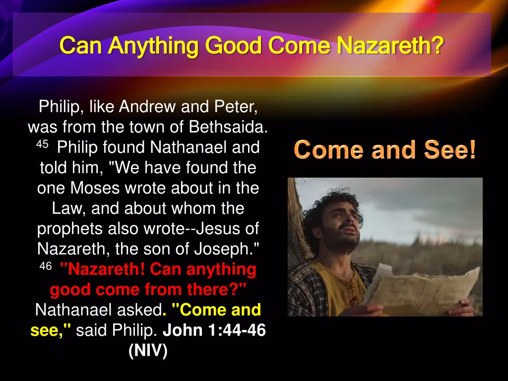 can anything good come nazareth can anything good