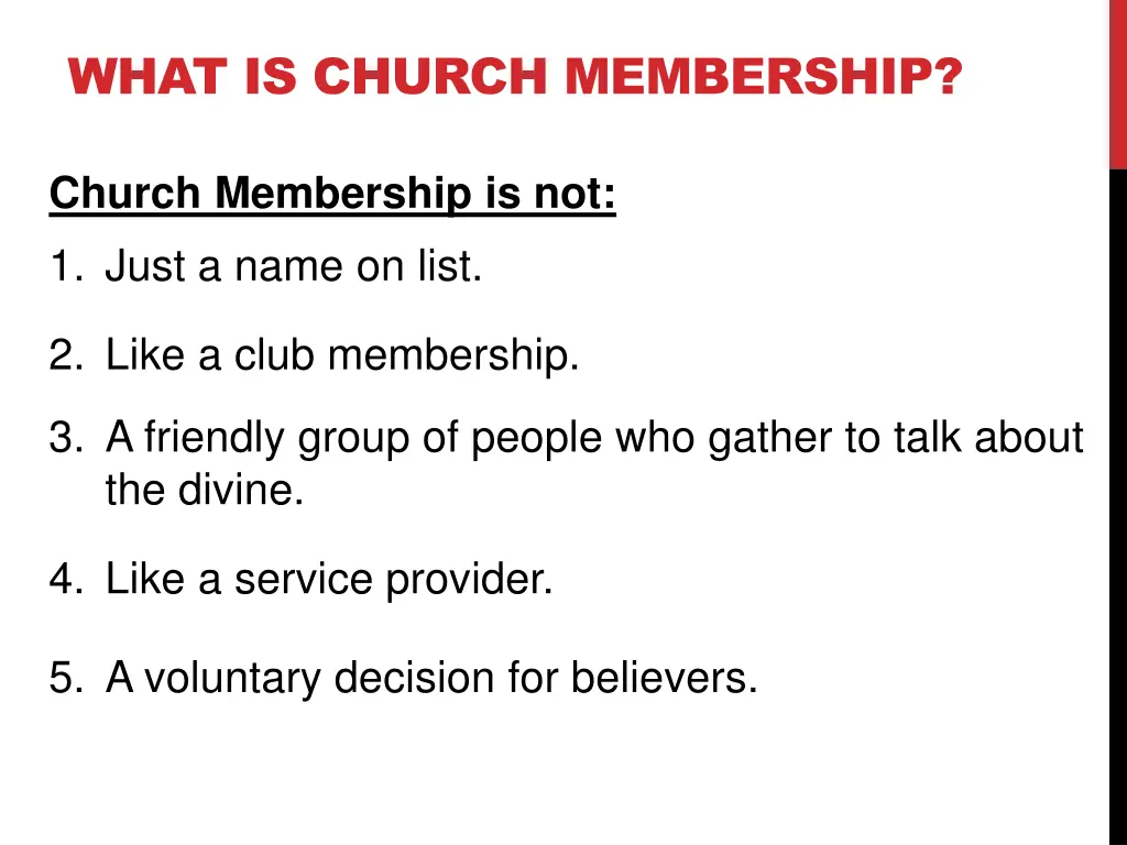 what is church membership