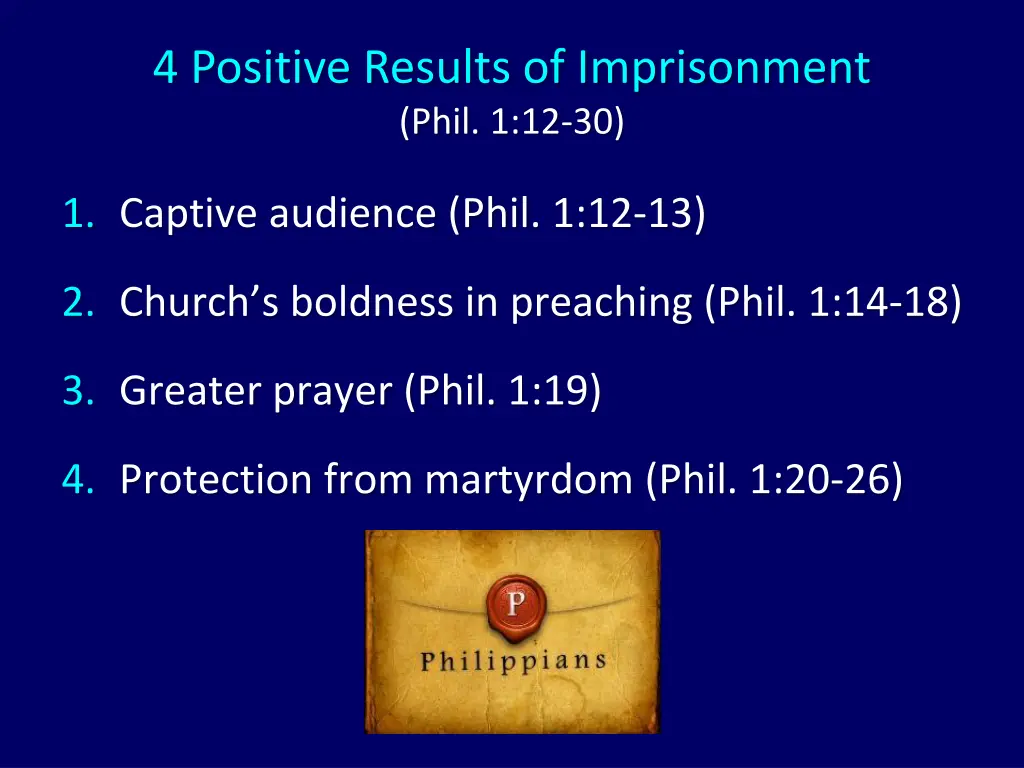 4 positive results of imprisonment phil 1 12 30