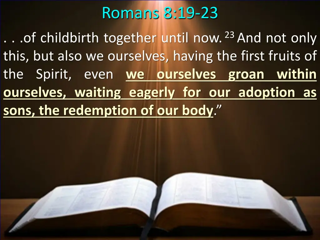 romans 8 19 23 1