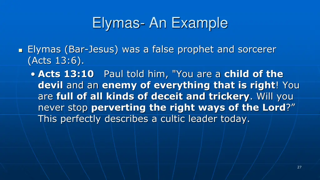 elymas an example