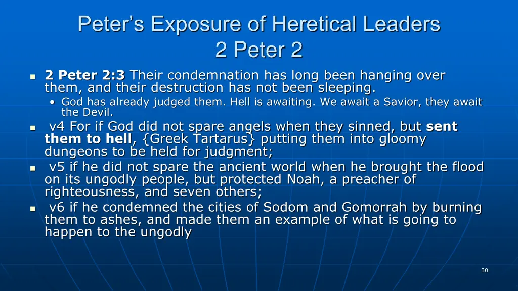 peter s exposure of heretical leaders 2 peter 2 1