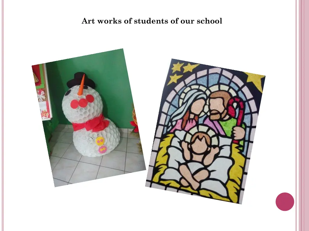 art works of students of our school