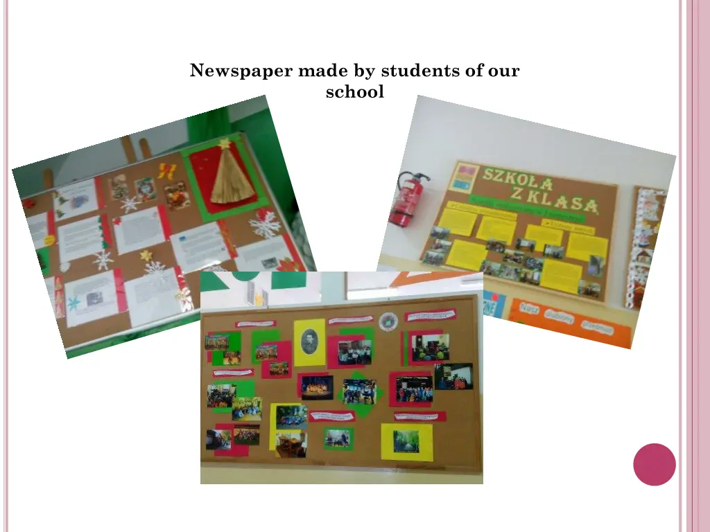 newspaper made by students of our school