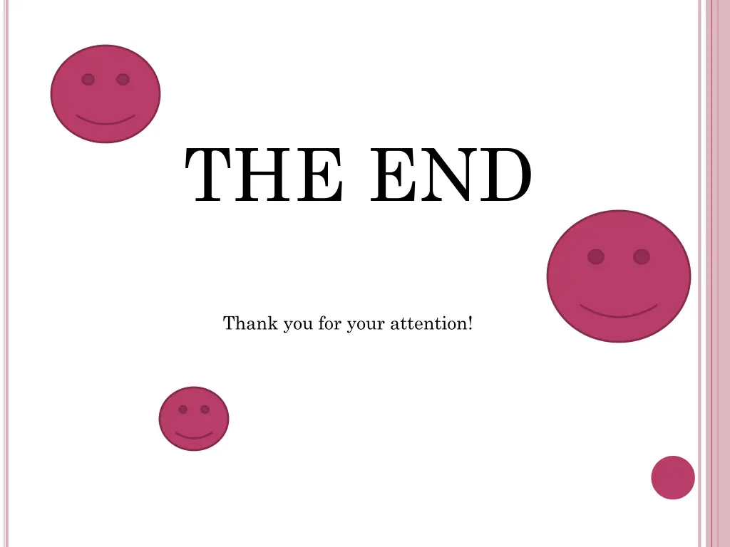 the end