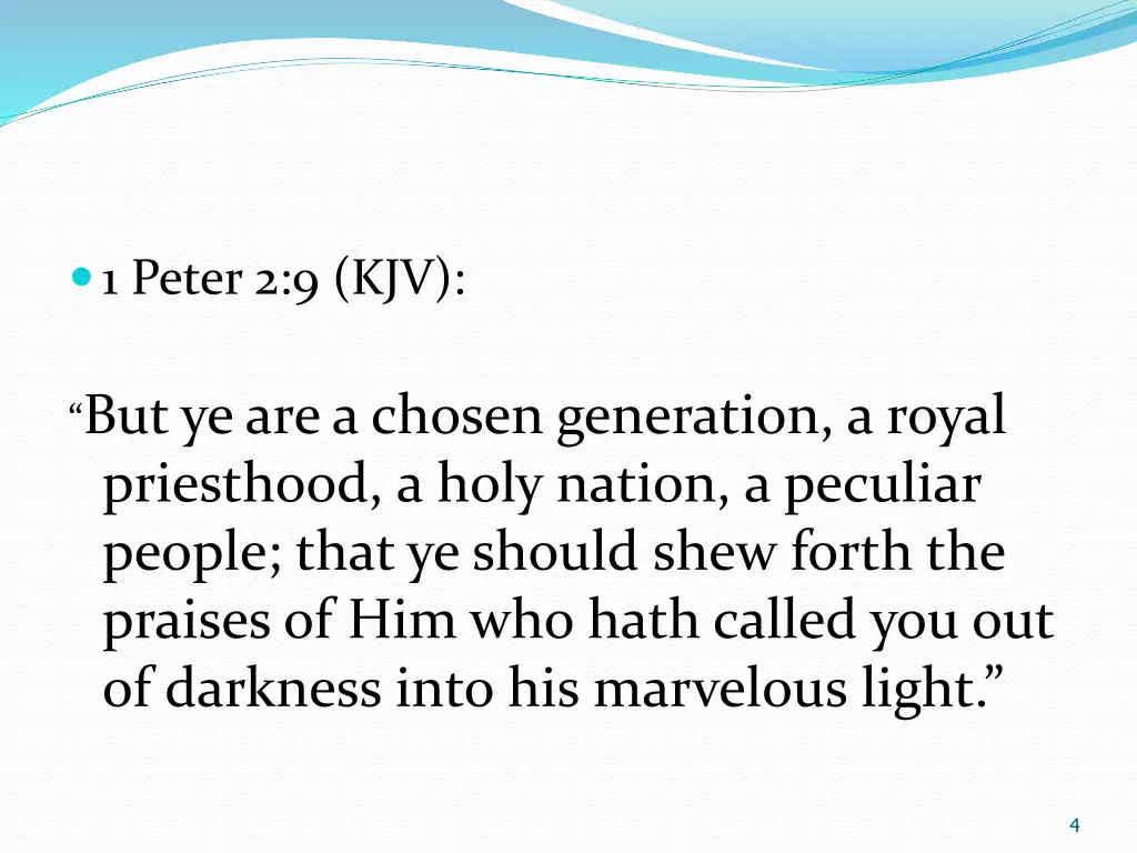 1 peter 2 9 kjv