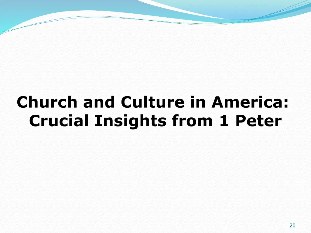 church and culture in america crucial insights