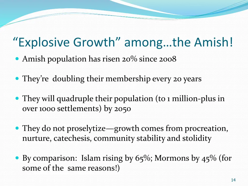 explosive growth among the amish