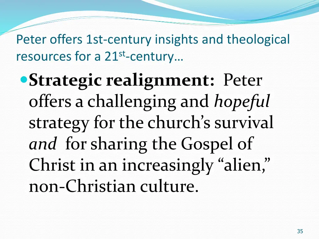 peter offers 1st century insights and theological 2