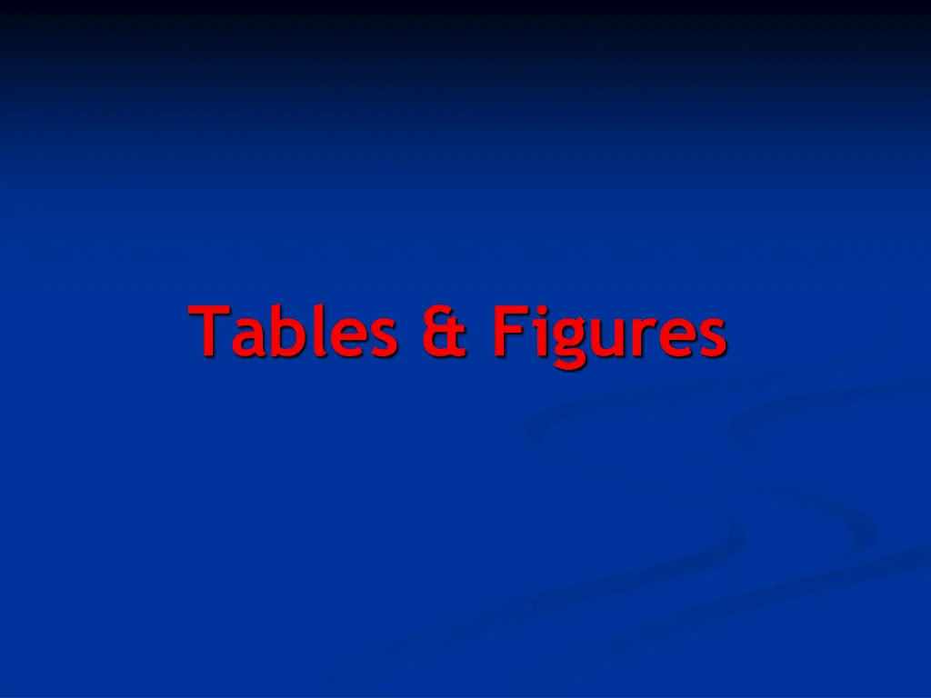 tables figures