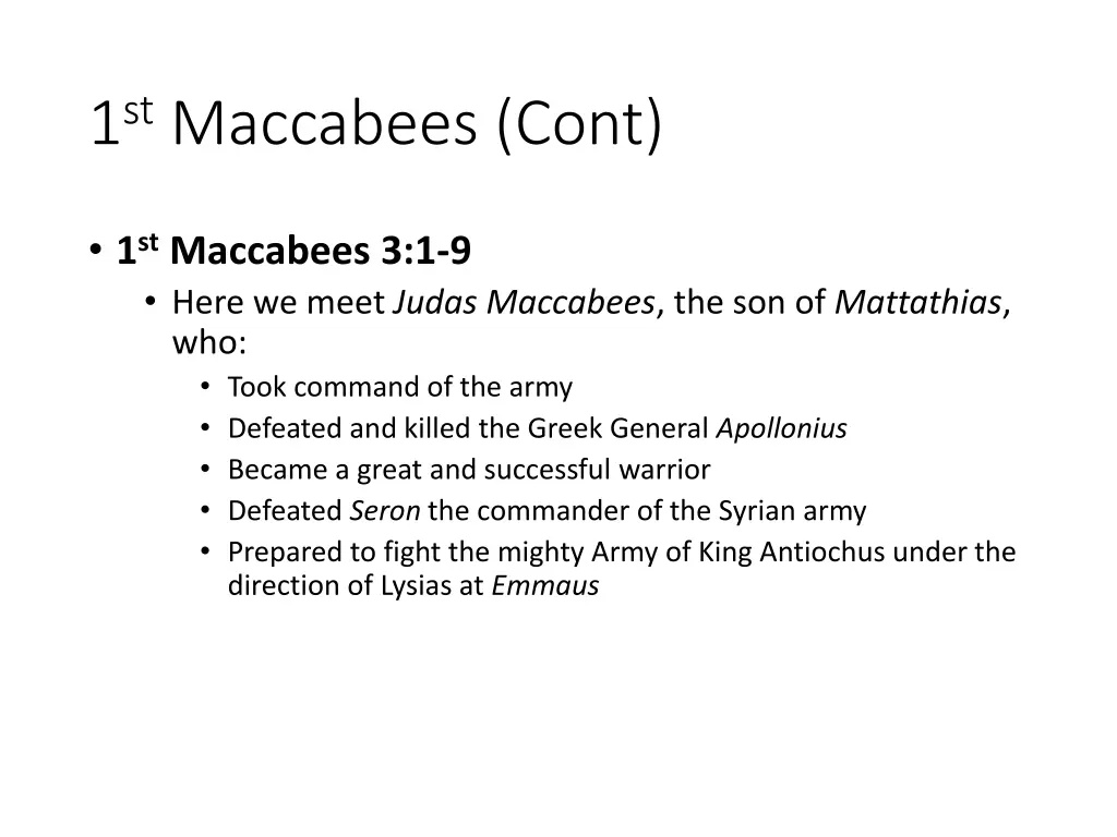 1 st maccabees cont 14