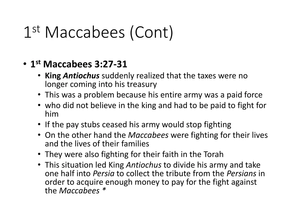 1 st maccabees cont 20