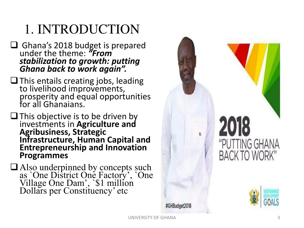 1 introduction ghana s 2018 budget is prepared