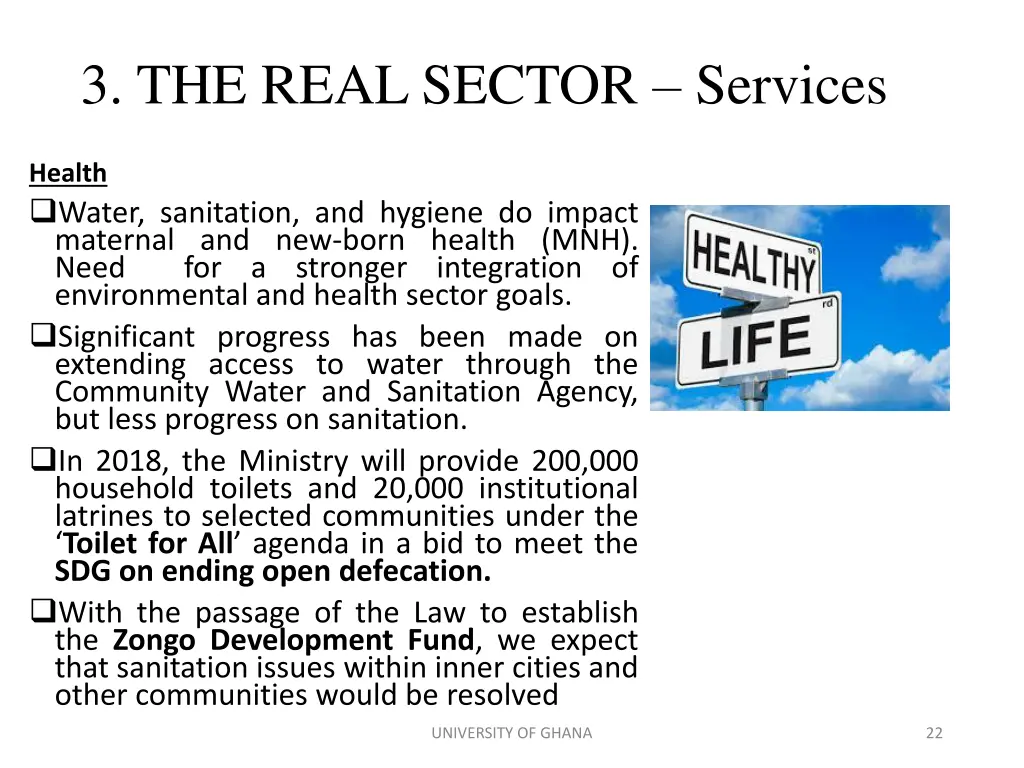 3 the real sector services 4