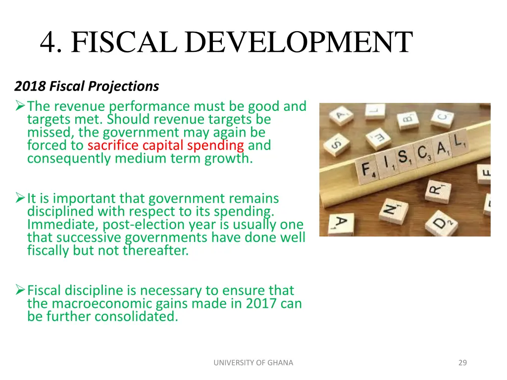 4 fiscal development 5