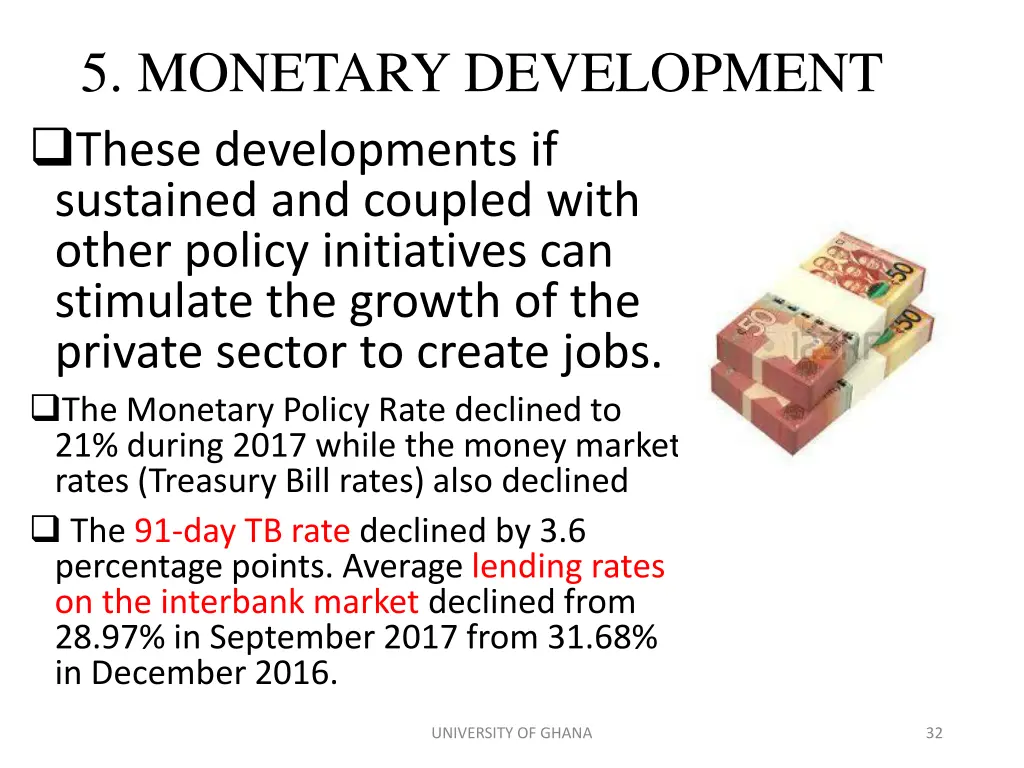 5 monetary development these developments