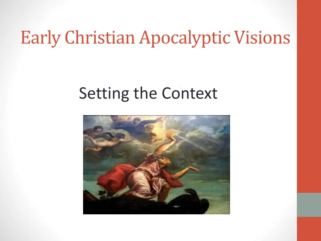 early christian apocalyptic visions 1