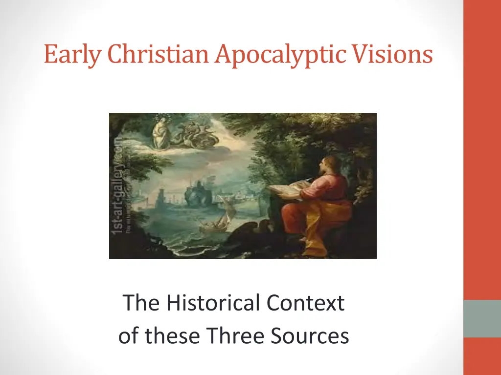 early christian apocalyptic visions 3