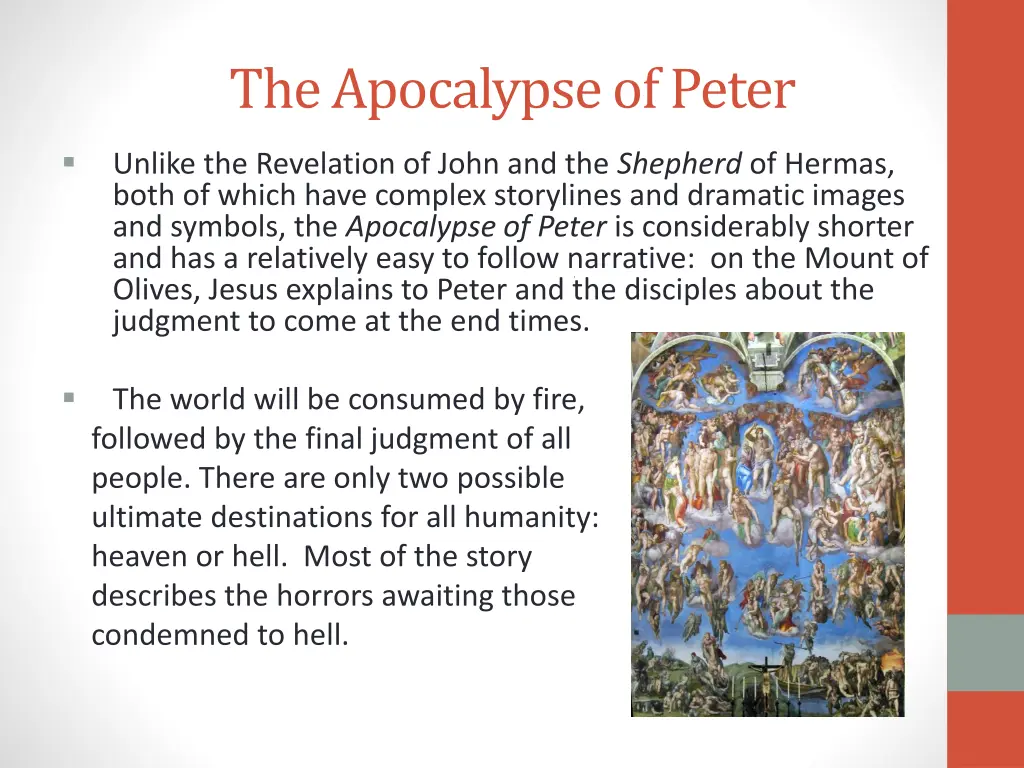 the apocalypse of peter 1