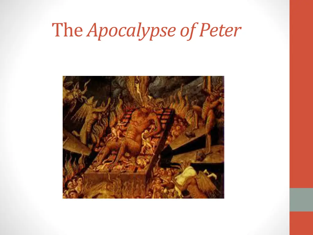 the apocalypse of peter