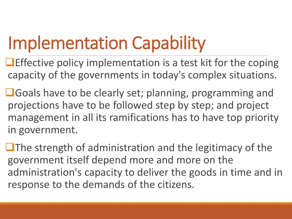 implementation capability implementation