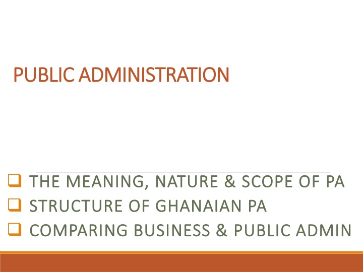 public administration public administration