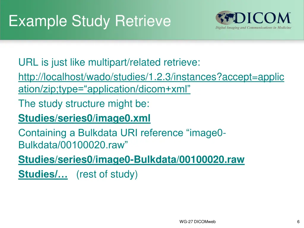 example study retrieve