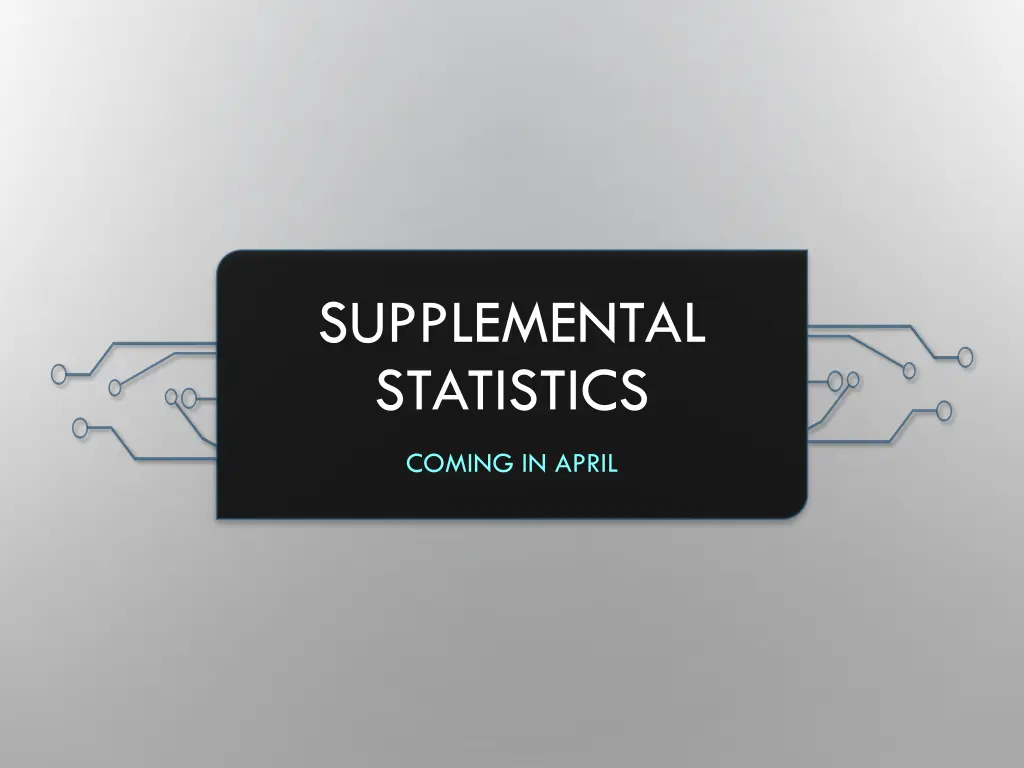 supplemental statistics