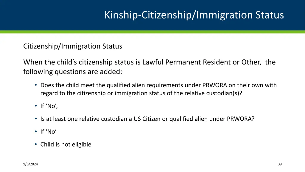 kinship citizenship immigration status